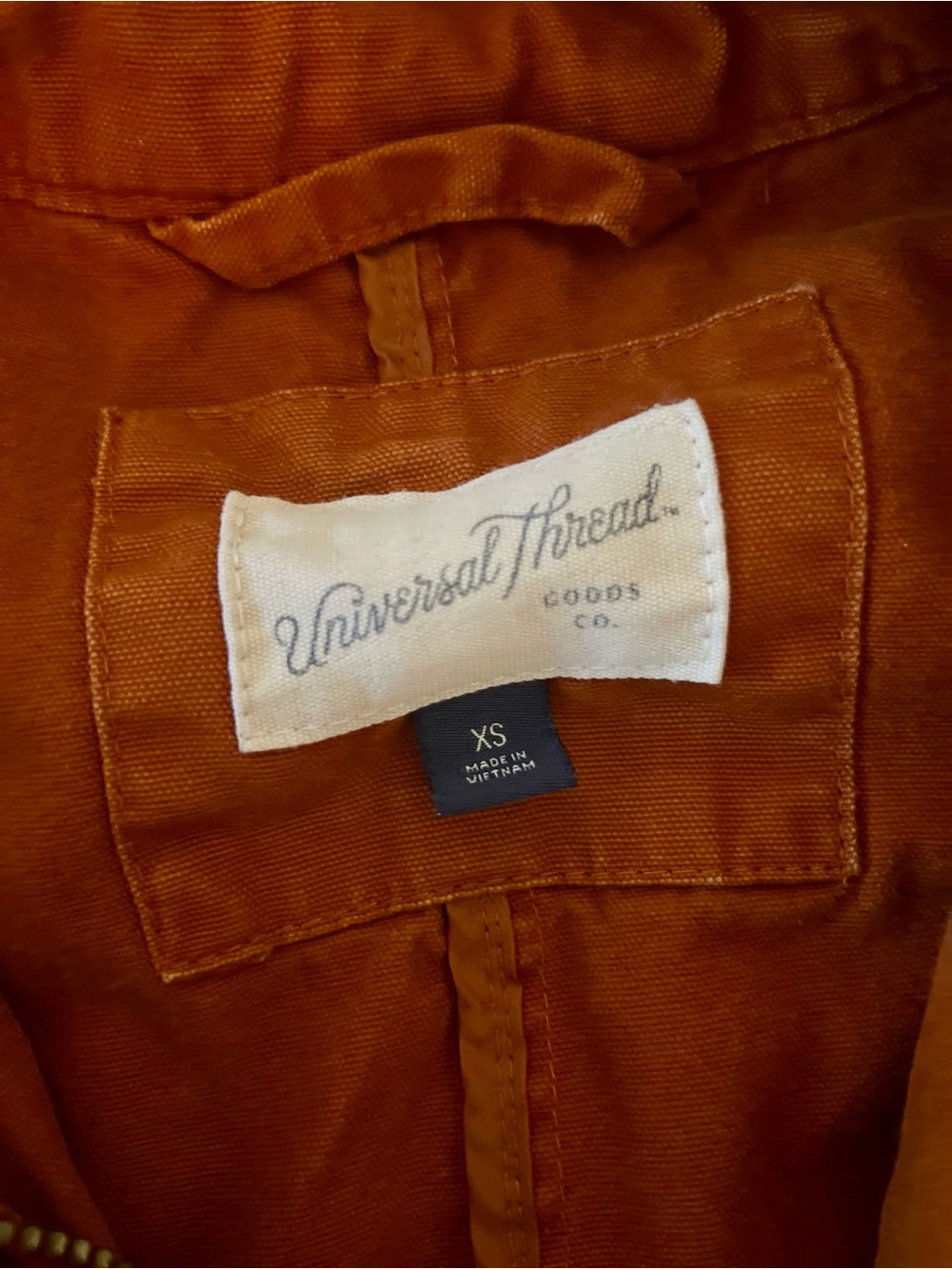 Universal Thread Women's Rust Orange Utility Jacket XS - Picture 5 of 14